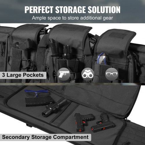 Tactical Range Bag 42 inch Tactical Double Firearm Bag Soft Outdoor