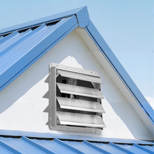 18 inch Shutter Exhaust Fan Wall Mounted Attic Vent Fan with 2200 CFM