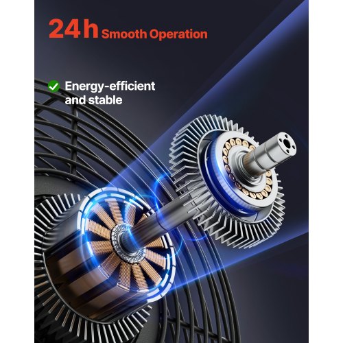 10 inch Shutter Exhaust Fan Wall Mounted Attic Vent Fan with Variable Speed