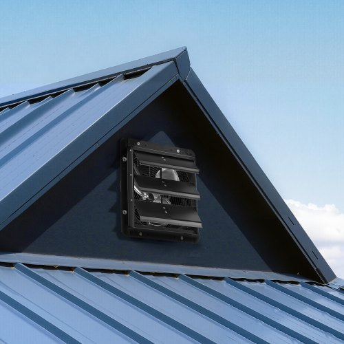10 inch Shutter Exhaust Fan Wall Mounted Attic Vent Fan with Variable Speed