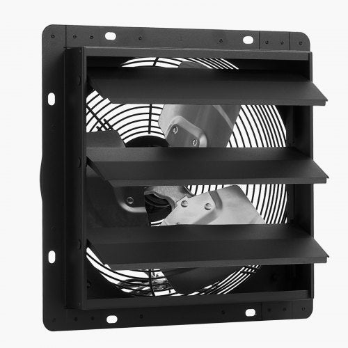 10 inch Shutter Exhaust Fan Wall Mounted Attic Vent Fan with Smart