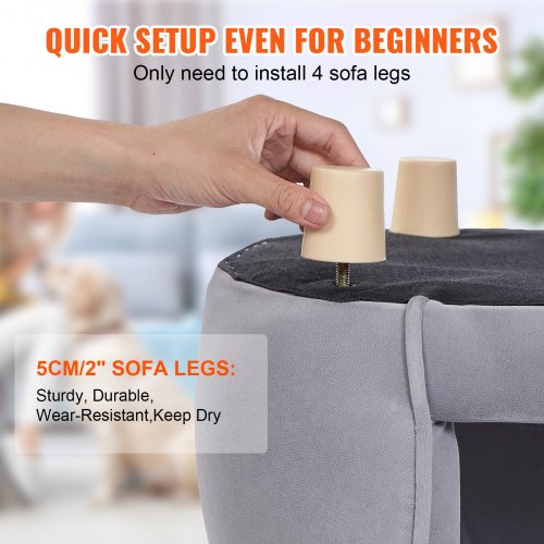 Pet Sofa Dog Couch for SmallSized Dogs and Cats Dog Sofa Bed 66 lbs