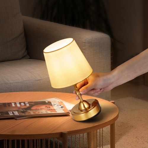 Cordless Table Lamp 5200mAh Builtin Rechargeable Battery Small Desk Lamp