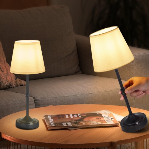 Cordless Table Lamp 2 Pack 5200mAh Builtin Rechargeable Battery Desk