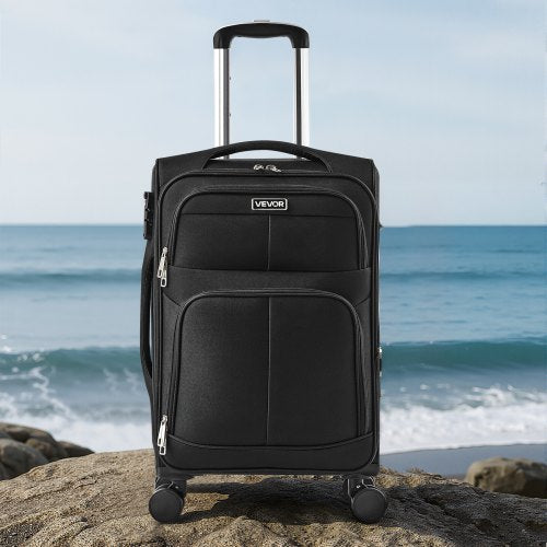 Softside Expandable Luggage with Spinner Wheels 20Inch Softside Carry on Luggage
