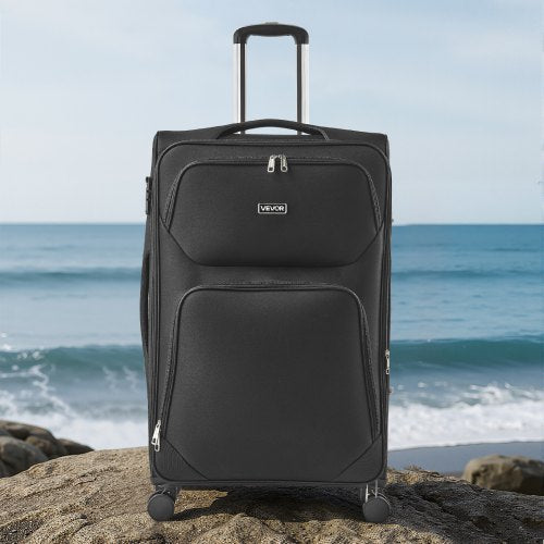 Softside Expandable Luggage with Spinner Wheels 28Inch Softside Checked