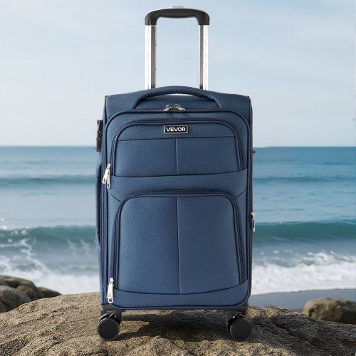 Softside Expandable Luggage with Spinner Wheels 20Inch Softside Carry on Luggage