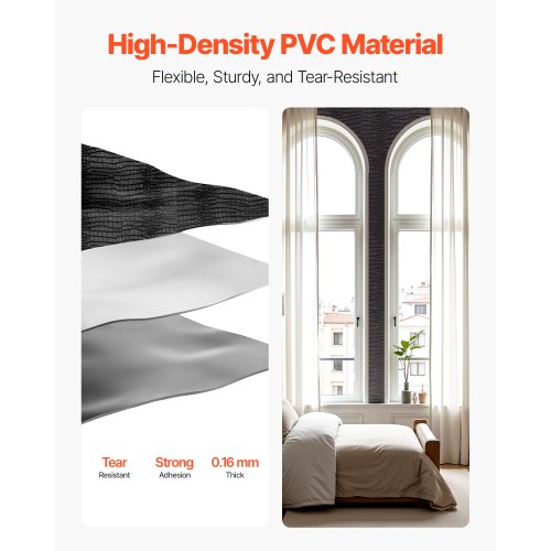 Peel and Stick Wallpaper 157 x 393.7 inch Contact Paper Black Cracked