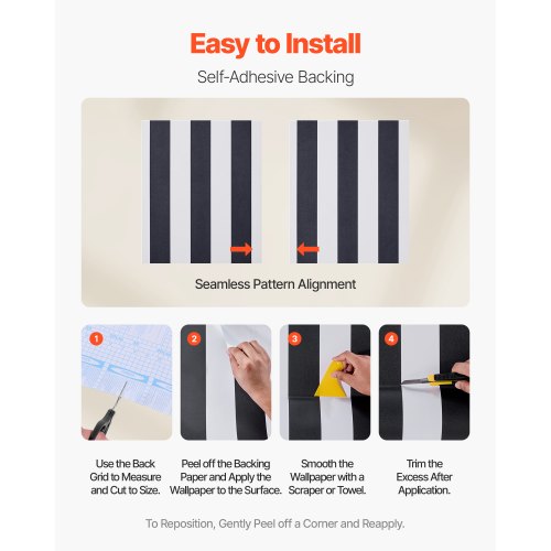 Peel and Stick Wallpaper 177 x 590.5 inch Contact Paper Black White Modern