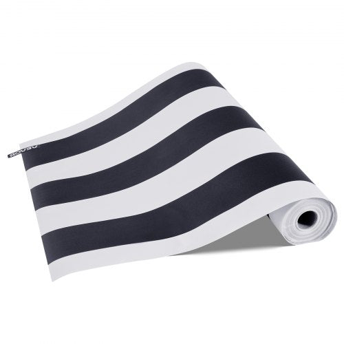 Peel and Stick Wallpaper 177 x 590.5 inch Contact Paper Black White Modern