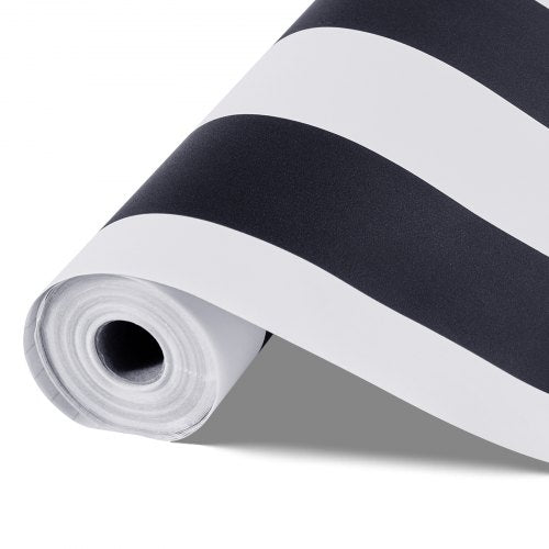 Peel and Stick Wallpaper 177 x 590.5 inch Contact Paper Black White Modern