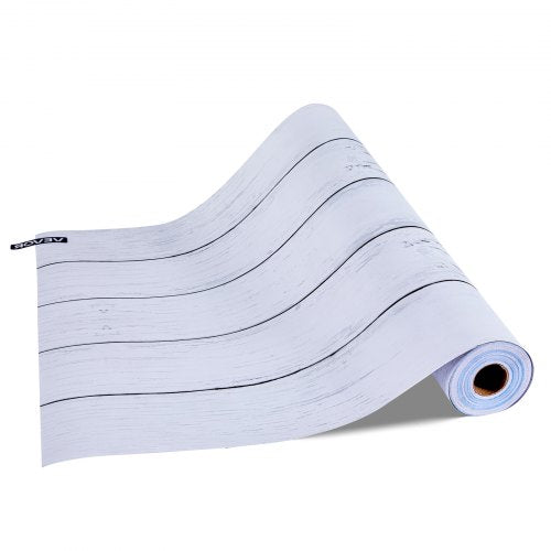 Peel and Stick Wallpaper 177 x 590.5 inch Contact Paper White Wood