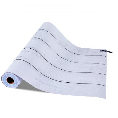 Peel and Stick Wallpaper 177 x 590.5 inch Contact Paper White Wood