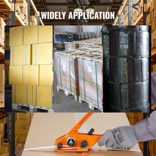 Banding Strapping Kit with Strapping Tensioner Tool 328 ft Length Woven