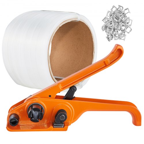 Banding Strapping Kit with Strapping Tensioner Tool 328 ft Length Woven