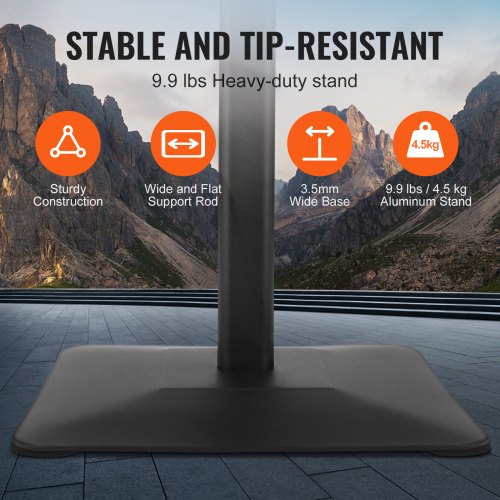 Pedestal Sign Holder 11 x 17 Inch Vertical and Horizontal Adjustable Poster