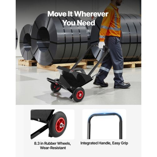 Banding Strapping Cart Fit for Steel Strapping Coils with 23.6 inches Core
