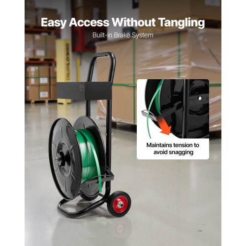 Banding Strapping Cart Fit for PET PP Polyester Strapping Coils with 8