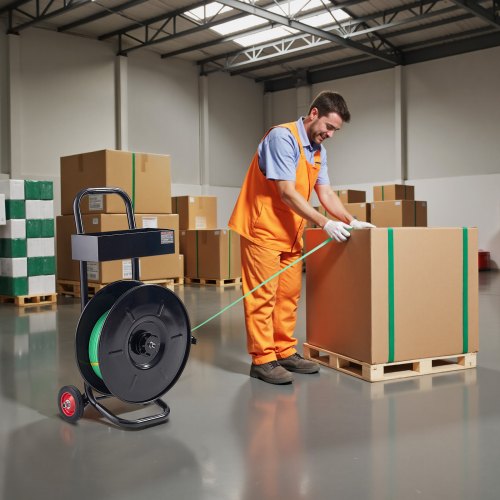 Banding Strapping Cart Fit for PET PP Polyester Strapping Coils with 8