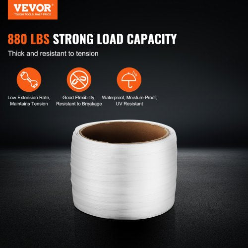 Packaging Woven Cord Strapping Roll 660 Length x 12 Width x 003