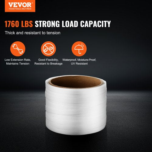 Packaging Woven Cord Strapping Roll 330 Length x 34 Width x 003