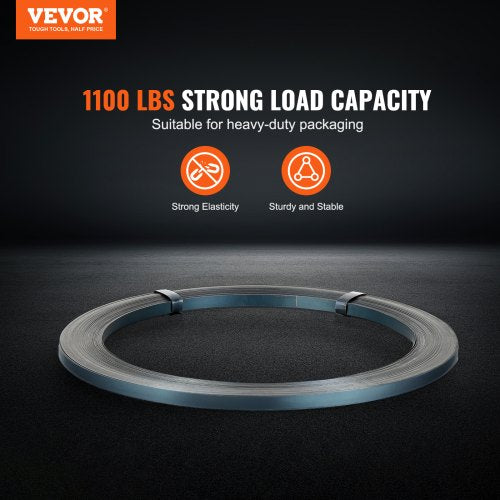 Packaging Steel Strapping Roll 330 Length x 12 Width x 0016 Thickness