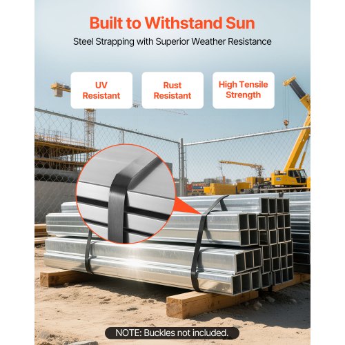 Steel Strapping Coil 34 in x 002 in x 300 ft Metal Strapping Banding