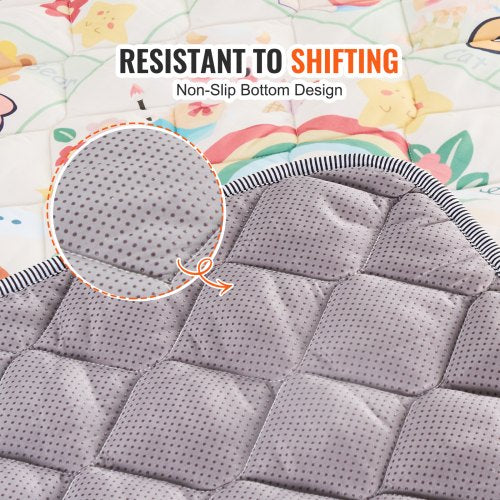 Baby Play Mat 59x71 Baby Crawling Mat NonSlip OnePiece Thickened