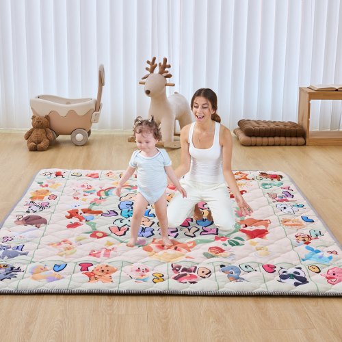 Baby Play Mat 59x71 Baby Crawling Mat NonSlip OnePiece Thickened