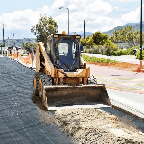 Geotextile Fabric 125 x 50 ft 35oz Woven PP Driveway Drain Cloth with 600lbs