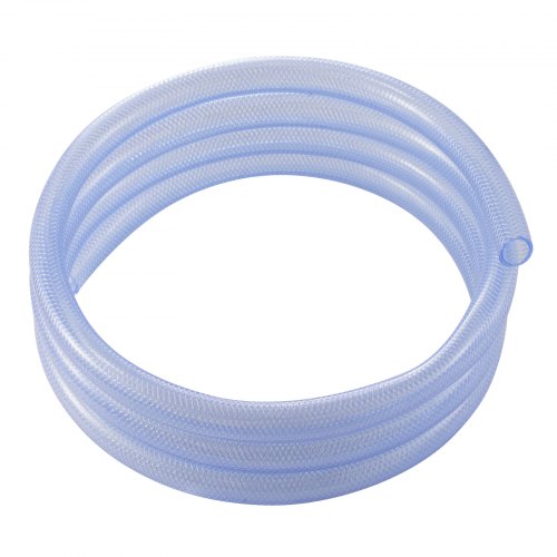 Braided Clear Vinyl Tubing 34 ID x 1920 OD 10FT Plastic PVC Tubing