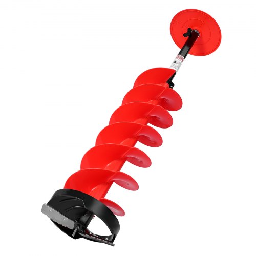 Ice Auger Drill Bit 8In Diameter 41In Length Cordless Nylon Fishing Augers
