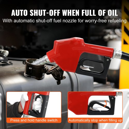 Diesel Fuel Transfer Pump Kit10 GPM 12V DC Portable Electric SelfPriming