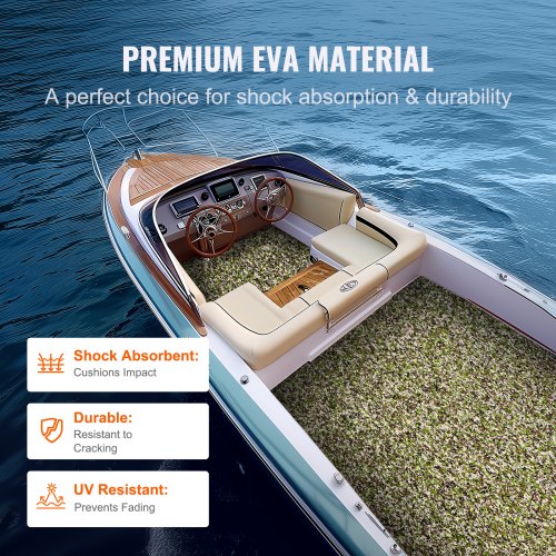 Boat Flooring EVA Foam Boat Decking 945 x 354 NonSlip SelfAdhesive