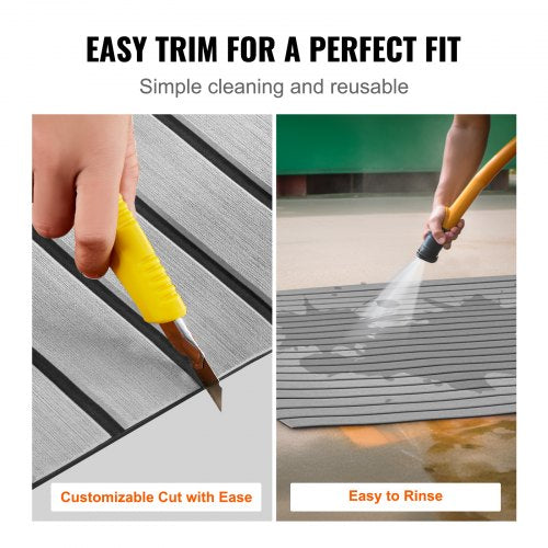 Boat Flooring EVA Foam Boat Decking 945 x 354 NonSlip SelfAdhesive