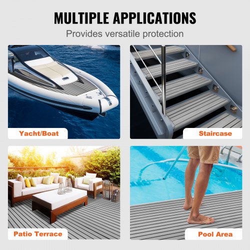 Boat Flooring EVA Foam Boat Decking 945 x 354 NonSlip SelfAdhesive
