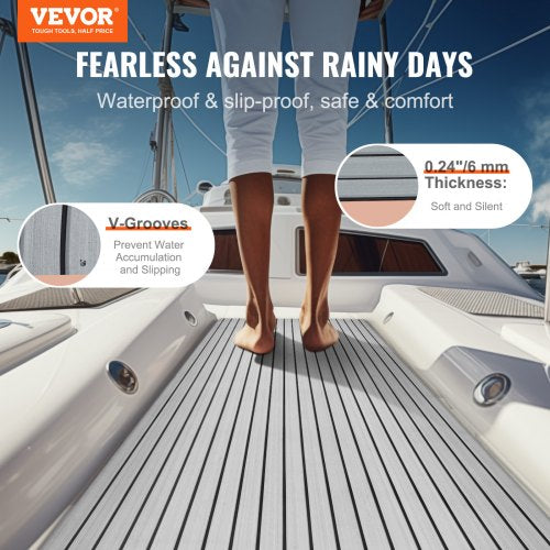 Boat Flooring EVA Foam Boat Decking 945 x 457 NonSlip SelfAdhesive