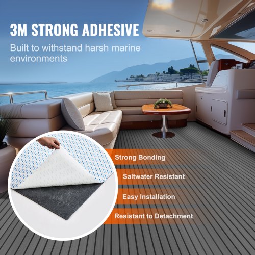Boat Flooring EVA Foam Boat Decking 945 x 177 NonSlip SelfAdhesive