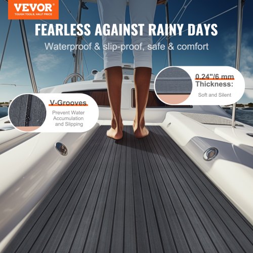 Boat Flooring EVA Foam Boat Decking 945 x 236 NonSlip SelfAdhesive