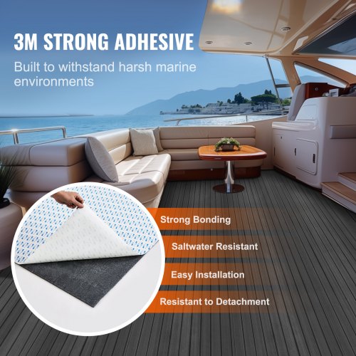 Boat Flooring EVA Foam Boat Decking 945 x 236 NonSlip SelfAdhesive
