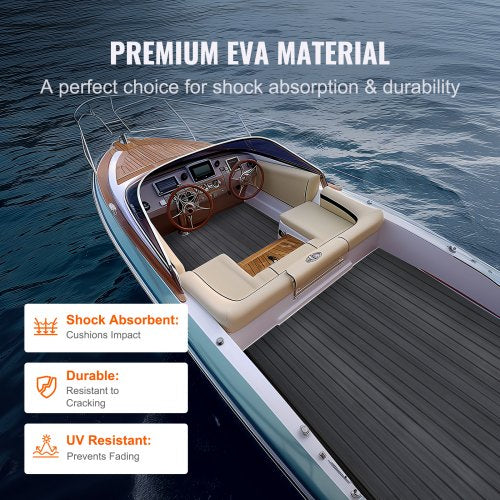 Boat Flooring EVA Foam Boat Decking 945 x 236 NonSlip SelfAdhesive