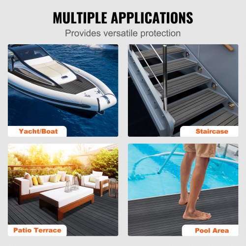 Boat Flooring EVA Foam Boat Decking 945 x 236 NonSlip SelfAdhesive