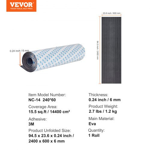 Boat Flooring EVA Foam Boat Decking 945 x 236 NonSlip SelfAdhesive