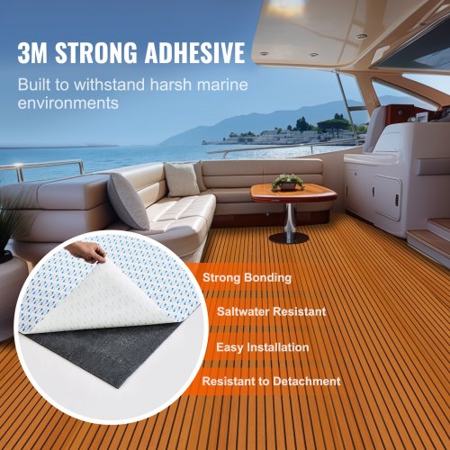Boat Flooring EVA Foam Boat Decking 945 x 46 NonSlip SelfAdhesive