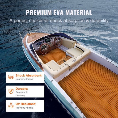 Boat Flooring EVA Foam Boat Decking 945 x 46 NonSlip SelfAdhesive