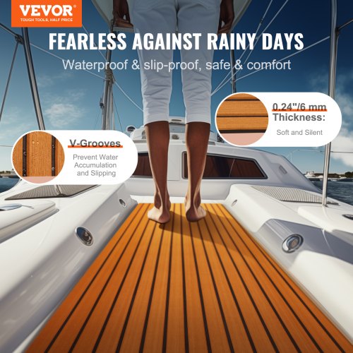 Boat Flooring EVA Foam Boat Decking 945 x 354 NonSlip SelfAdhesive
