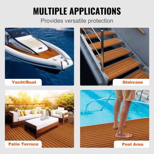Boat Flooring EVA Foam Boat Decking 945 x 354 NonSlip SelfAdhesive