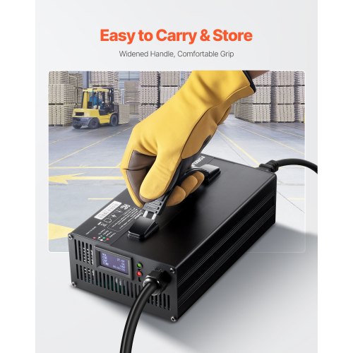Forklift Battery Charger 24V 30A Smart FullyAutomatic LeadAcid Battery