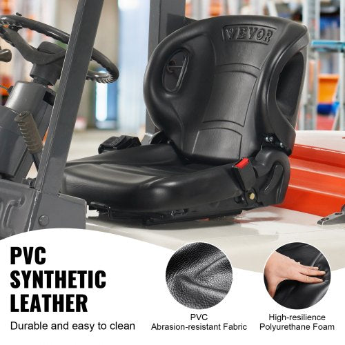 Universal Forklift SeatTractor Seat with Adjustable Angle Back Micro