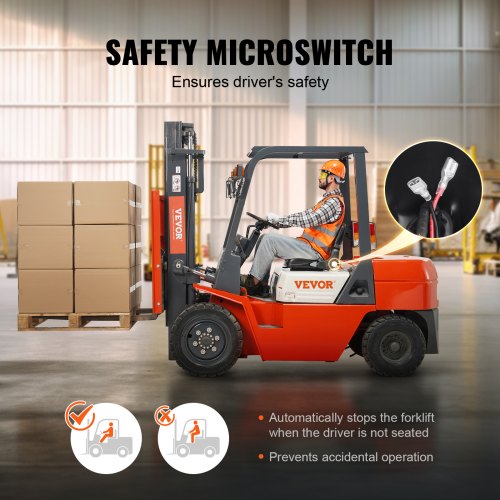 Universal Forklift Seat Fold Down Tractor Seat with Adjustable Angle Back